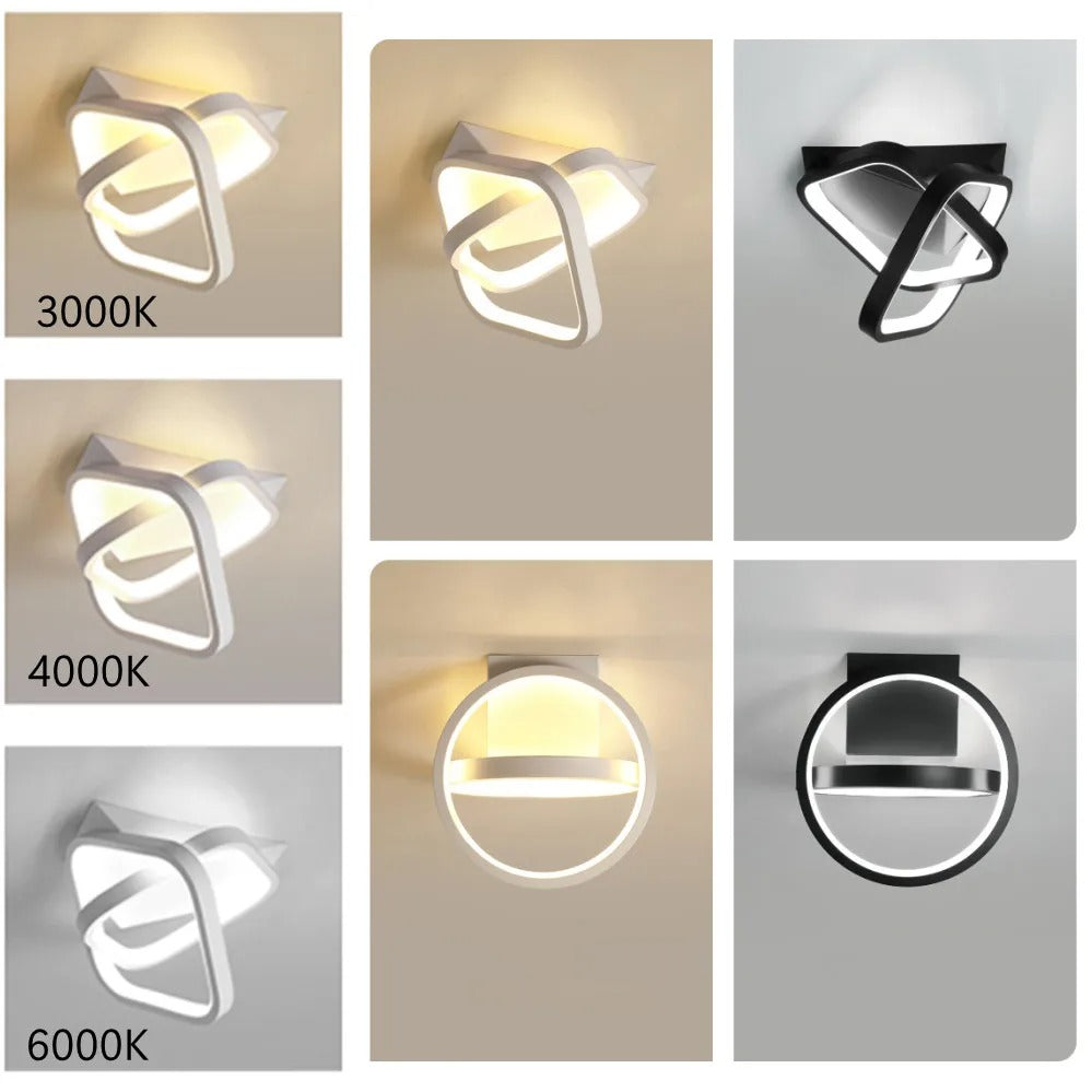 Modern LED Ceiling Light Corridor Lighting Fixture Minimalist Line Lamps Aisle Entryway Staircase Corner Indoor Balcony Lights