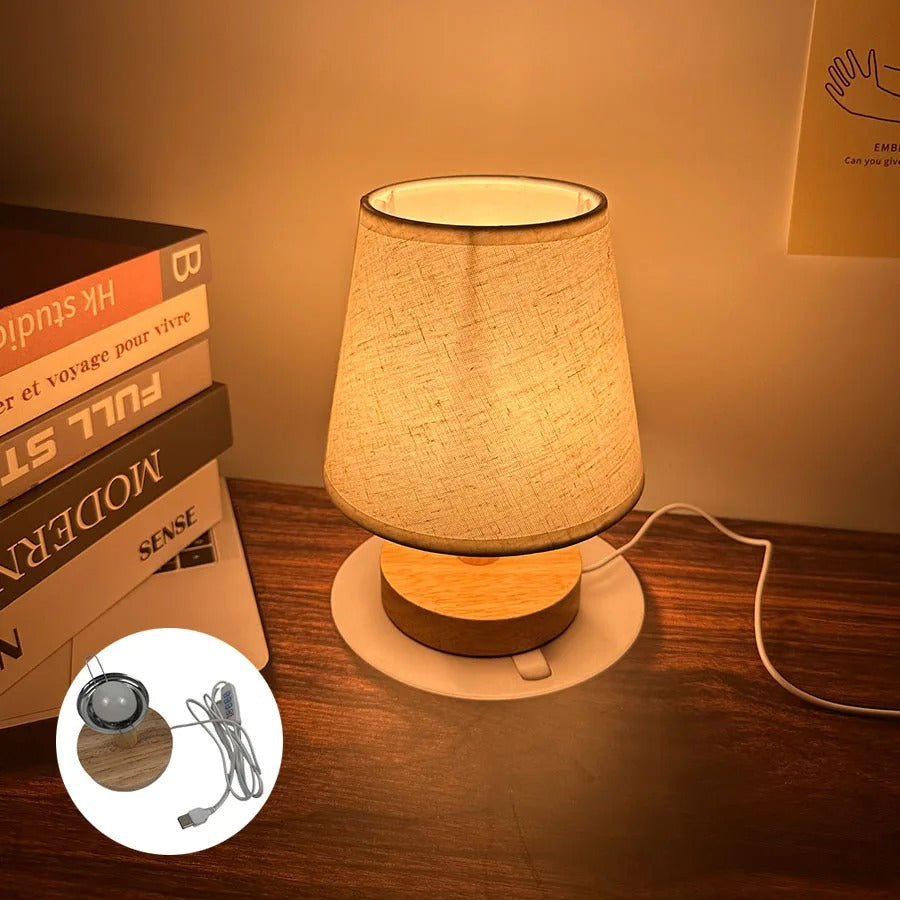 Modern Simple USB Desk Lamp Nordic Decoration Bedroom Bedside Study Residential Led Tricolor Night Light
