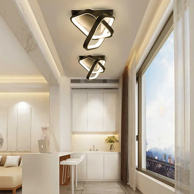 Modern LED Ceiling Light Corridor Lighting Fixture Minimalist Line Lamps Aisle Entryway Staircase Corner Indoor Balcony Lights