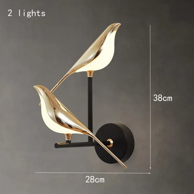 Postmodern Nordic Minimalist Magpie Table Lamp with Personalized Design and Creative Bedroom Bedside Bird Corner Floor Lamps